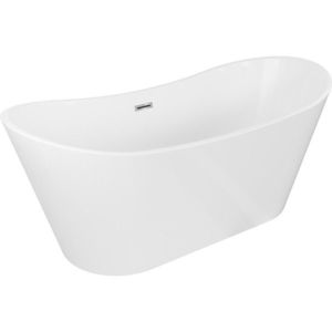 MEXEN/S - Montana vaňa voľne stojaca 170 x 80, biela, sifón a prepad chróm 52011708000-01 vyobraziť