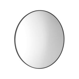 SAPHO - AROWANA guľaté zrkadlo v ráme priemer 60cm, čierna mat AWB060 vyobraziť