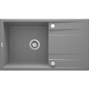 DEANTE DEANTE - Eridan šedá metalic - Granitový drez s odkvapkávačom ZQE_S113 vyobraziť