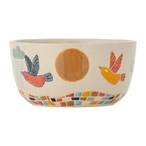 Krémovobiela kameninová detská miska ø 12 cm Colorine – Bloomingville Mini vyobraziť