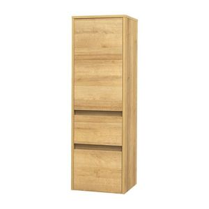Mereo Opto kúpeľňová skrinka vysoká 125 cm, ľavé otváranie, dub Riviera CN924L vyobraziť