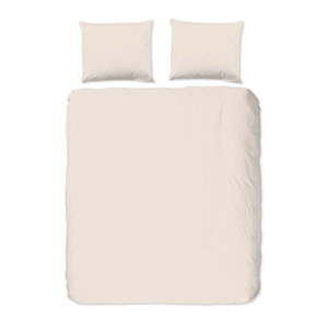 Béžové bavlnené obliečky na dvojlôžko Good Morning, 220 x 240 cm vyobraziť