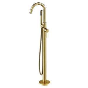 BESCO - Stojanková vaňová batéria VEO I zlatá brúsená BABWVIBZ vyobraziť