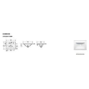 COMAD - Nábytkové umývadlo DANCE 50cm 5907611651599 vyobraziť