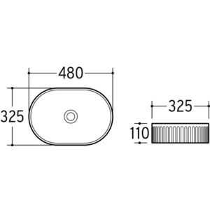 COMAD - Umývadlo na dosku BEYOND 48 5907611662793 vyobraziť