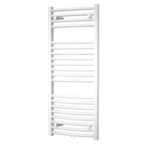 Mereo Vykurovací rebrík, oblý, 600x1690 mm, biely, stredové pripojenie MT43S vyobraziť