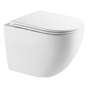 HOPA - Závesné WC ARCO RIMLESS sa SLIM sedadlom Soft-close OLKLT046E vyobraziť