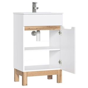 COMAD - Skrinka pod umývadlo 50cm 1 dvierka BALI biela 5907611647493 vyobraziť