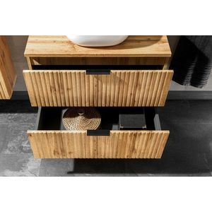 COMAD - Skrinka pod umývadlo 60cm 2 zásuvky ADEL OAK 5907611654798 vyobraziť