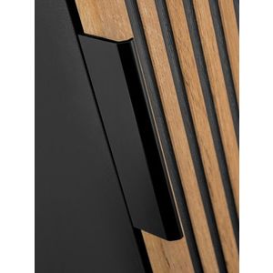 COMAD - Vysoká skrinka 1 dvierka XILO BLACK WOTAN 5907611656464 vyobraziť