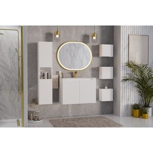 COMAD - Skrinka pod umývadlo 80cm 2 dvierka NOVA WHITE 5907611661703 vyobraziť