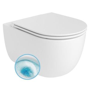 Bruckner - GLANZ závesná WC misa, Vortex Rimless, 36x52, 5cm, biela 201.336.4 vyobraziť