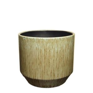 Keramický ručne vyrobený obal na kvetináč ø 29 cm Hazel – Ego Dekor vyobraziť