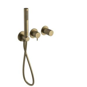 SAPHO - ULTRATAP podom. sprch./vaňová batéria, ručná sprcha, 2 výstupy, zlato mat UT045TG vyobraziť