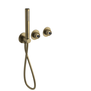 SAPHO - ULTRAMIX telo podomietkovej sprchovej/vaňovej batérie s ručnou sprchou, 2 výstupy, zlato mat UT045G-1 vyobraziť