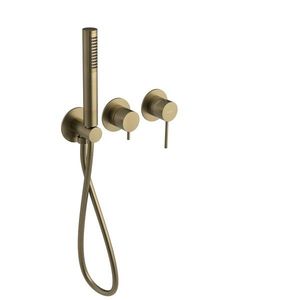 SAPHO - ULTRAMIX podom. sprch./vaňová batéria, ručná sprcha, 2 výstupy, zlato mat UT045G vyobraziť