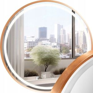 Tutumi - Zrkadlo LED 90cm meď kartáčovaná HOM-05494 vyobraziť