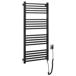 SAPHO - METRO-E elektrické vykurovacie teleso, rovné, 500x1060, 400 W, čierna mat ME410B vyobraziť