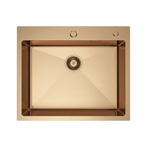 VELAZO VELAZO - Kuchynský drez z nerezovej ocele 60 x 50, ružové zlato VELAZ6050Z vyobraziť