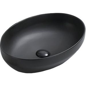 MEXEN - Cornelia umývadlo na dosku 50x36, čierna mat 21885085 vyobraziť