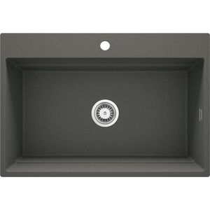 DEANTE DEANTE - Magnetic antracitová metalická - Granitový drez, jednokomorový ZRM_T10B vyobraziť