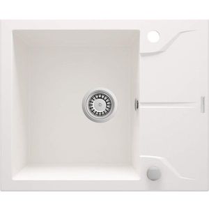 DEANTE DEANTE - Andante alabaster - Granitový drez s odkvapkávačom ZQN_A11A vyobraziť