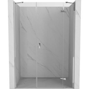 MEXEN/S - Mist-H sprchové dvere krídlové pravé 145, transparent, chróm 8A5-145-001-01-00-P vyobraziť