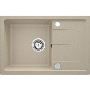 DEANTE DEANTE - Iba sandy - Granitový drez s odkvapkávačom ZRD_7113 vyobraziť