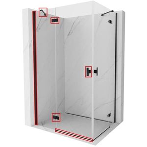 MEXEN - MIST montážna sada pre 8A5, čierna, ľavá 8A5-70-L vyobraziť