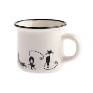 Porcelánový hrnček Dakls Cats Emily, 75 ml vyobraziť