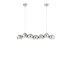 Kovové závesné svietidlo v striebornej farbe s kovovým tienidlom Cupolo – Markslöjd vyobraziť