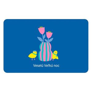 Digitálna darčeková karta »Veselú Veľkú noc« vyobraziť