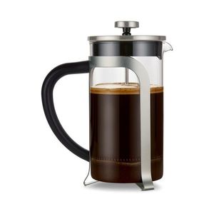 Kanvica french press 800 ml, 6 šálok, strieborná vyobraziť