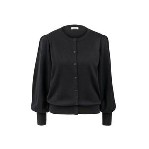 Sveter z jemnej pleteniny s balónovými rukávmi vyobraziť