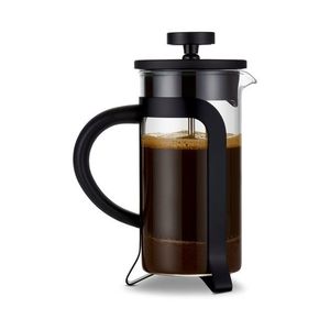 Kanvica french press 300 ml, 2 šálky, čierna vyobraziť