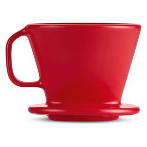 Ručný filter na kávu, veľ. 101, červený vyobraziť