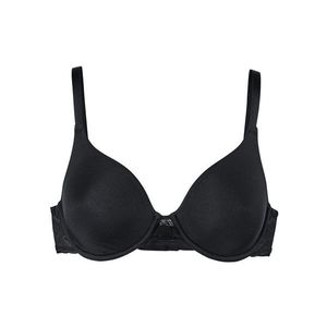 Podprsenka s kosticami, čierna vyobraziť