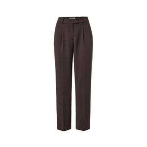 Tkané nohavice so záševkami v páse vyobraziť