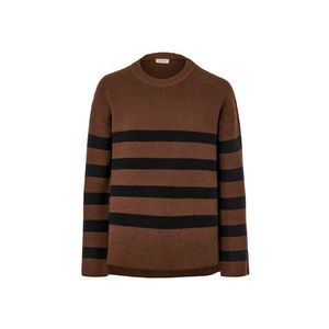 Pruhovaný pletený pulóver vyobraziť