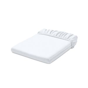 Džersejová napínacia plachta, nadmerná veľkosť, biela vyobraziť