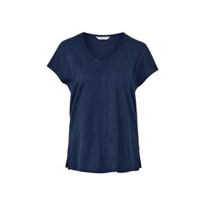 Tričko s ľanom, tmavomodré vyobraziť