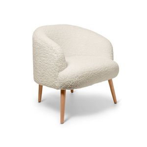 Kreslo z buklé s drevenými nožičkami vyobraziť