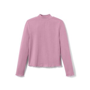 Detské tričko s dlhými rukávmi, fialové vyobraziť