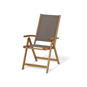 Záhradné kreslo s výpletom Textilene a vysokým nastaviteľným operadlom vyobraziť