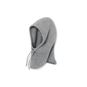 Pletená kapucňa s golierom vyobraziť