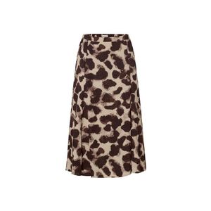 Midi sukňa s potlačou vyobraziť