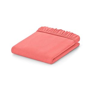 Džersejová napínacia plachta, štandardná veľkosť, papájová vyobraziť