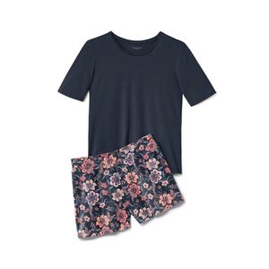 Krátke pyžamo, tmavomodré vyobraziť