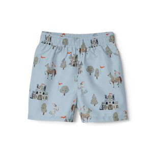 Detské šortky na kúpanie, rytier vyobraziť