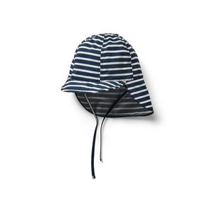 Detská čiapka proti slnku s ochranným UV faktorom 80, s prúžkami vyobraziť